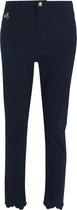 Cassis - Female - Klassieke slim broek  - Marineblauw