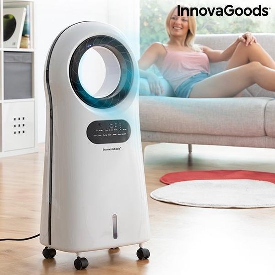 Luxury Living - 4 in 1 mobiele Airco - Aircooler - airco zonder afvoerslang  - Lucht... | bol.com