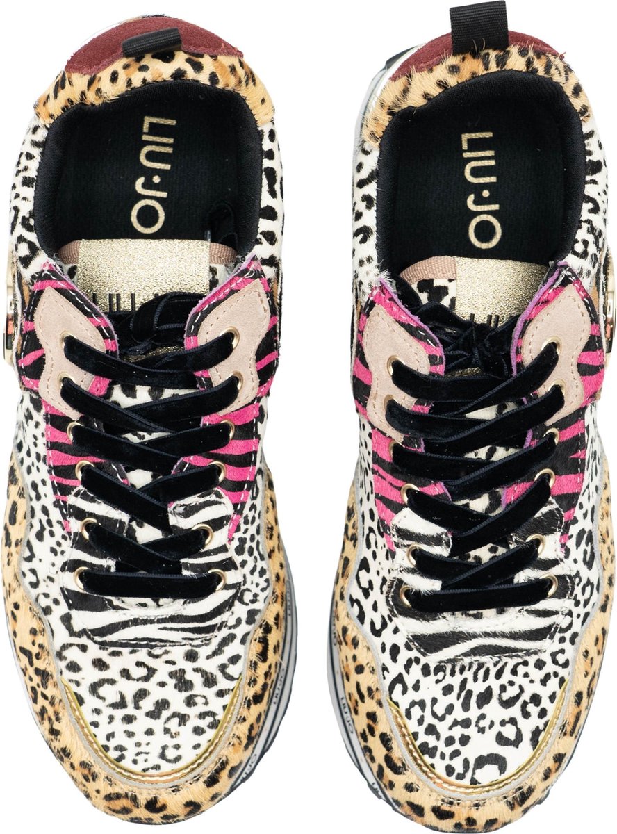 Liu Jo Maxi Wonder 1 Dames Sneaker - Leopard - Maat 36 | bol.com