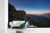 Behang - Fotobehang Zonsopgang bij het Nationaal Park Hohe Tauern in Oostenrijk - Breedte 600 cm x hoogte 400 cm