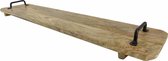 Houten Snijplank - Tapasplank 95 x 20 cm met handvaten | Mangohout