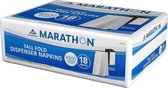 18x 250 Marathon papier servetten USA style
