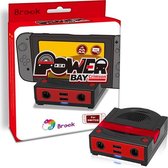Station d'accueil Brook Powerbay pour Nintendo Switch - Rouge cramoisi | Station de recharge portable et rapide | Prend en charge HDMI jusqu'à 4K