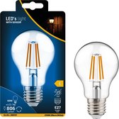 LED's Light Ledlamp met daglichtsensor E27 - Automatisch aan/uit - 7W/60W - Warm wit