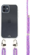 Case - Wildhearts Transparant Purple Fever Cord Case - iPhone