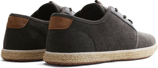 NoGRZ W.B.Griffin - Canvas heren espadrilles met veters - Grijs - Maat 40 |  bol.com