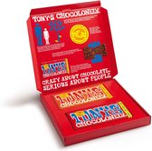 Tony's Chocolonely Cadeaudoos - Chocoladecadeau met Melk + Melk Karamel Zeezout Chocolade Tablet