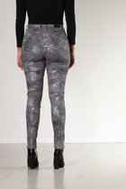 New Star Maine grijs foil print broek L31 - 32