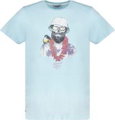 DEELUXE T-shirt met skull print ALOHA Sky
