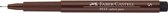 Faber-Castell fineliner - Pitt Artist Pen - S - donker sepia - FC-167175