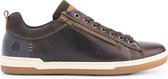 NoGRZ S.Lapicidus Leren herensneakers - Veterschoenen mannen - Donkerbruin Leer - Maat 43