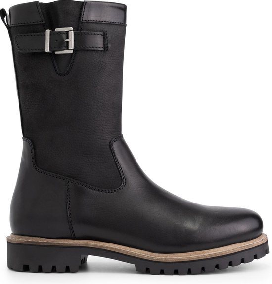 Travelin' Gyland Leather Mens Boots - Botte doublée de laine - Cuir Zwart - Taille 43