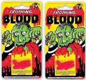 24x stuks horror kunstbloed capsules voor in de mond - Nepbloed - Halloween verkleedaccessoires