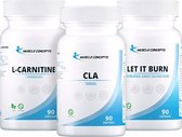 Afslank & Droogtrain Pakket - Let It Burn + CLA + L-Carnitine | Muscle Concepts