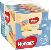 Huggies Pure Wet Babydoekjes, pak van 10 (10x 56 stuks)
