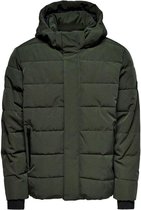 Only & Sons Jas Onscayson Puffa Otw 22019598 Peat Mannen Maat - XS