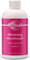 miBrush Whitening Mondwater Natuurlijk spoelmiddel voor witte tanden en frisse adem