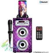 Haut-parleur de party karaoké Bluetooth - microphone - télécommande