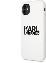 Karl Lagerfeld Silicone Back Case - Apple iPhone 11 (6.1") - Wit