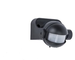 LUTEC Sphere - infraroodsensor voor buiten - Zwart