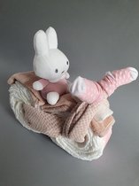 Kraamcadeau Meisje| Luiertaart Meisje | Luiertaart Roze | Nijntje | Motor