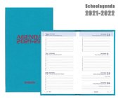 Brepols agenda - Schoolperiode 2021-2022 - Rainbow - Turkoois - 9 x 16 cm