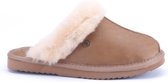 Warmbat Sloffen - Maat 41 - Vrouwen - bruin - beige