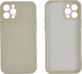 Hoesje geschikt voor iPhone 7 - Backcover - TPU - Gebroken Wit