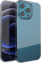 Casecentive Silicone Back case - hoesje - cover - iPhone 13 Pro- transparant