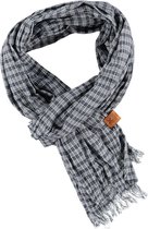 Heren Accessoires voor voor Sjaals en sjaaltjes voor Christian Berg Men Sjaal Met Vichy-ruitje in het Blauw voor heren 