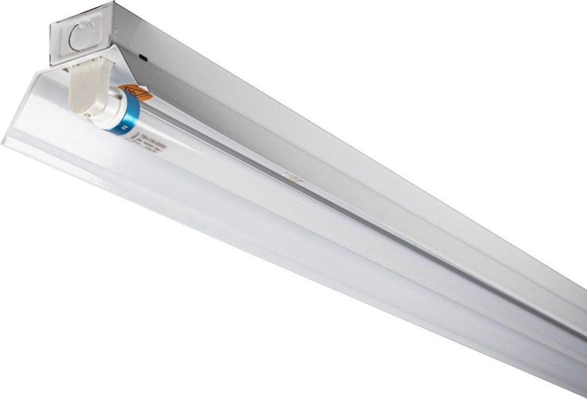 LED TL Armatuur 120cm enkel Met Reflector Incl LED TL Buis 18W led-tl-armatuur-120cm-enkel-met-reflector-incl-led-tl-buis-18w