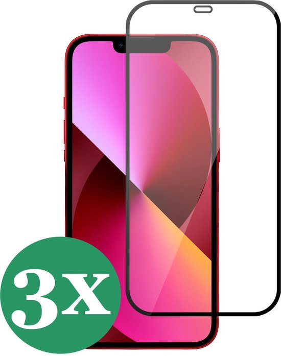 Screenprotector geschikt voor iPhone 13 Pro Max - Beschermglas Screen Protector Glas Full - 3 Stuks