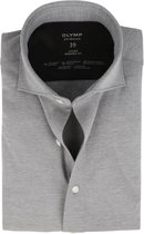 OLYMP Luxor Jersey Stretch Overhemd 24/Seven Grijs - maat 41