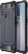 OnePlus Nord N10 5G Hoesje - Mobigear - Outdoor Serie - Hard Kunststof Backcover - Blauw - Hoesje Geschikt Voor OnePlus Nord N10 5G