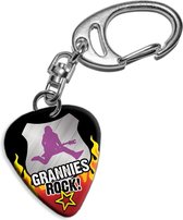 Plectrum sleutelhanger Grannies Rock!
