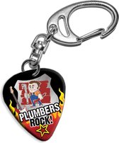 Plectrum sleutelhanger Plumbers Rock!