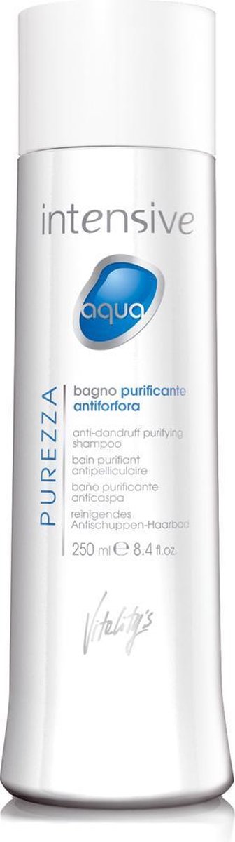 Vitality’s Intensive Aqua Purezza Purifying Shampoo - 250 ml - Anti-roos vrouwen - Voor Alle haartypes