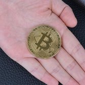 Bitcoin munt - Met plastic beschermhoes - Muntenverzamelaar - Munt - Digitale munt - Fysieke Bitcoin - Cryptocurrency - Crypto - BTC