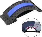 Krexs Rugstretcher - Accupuntuur punten - Draagvermogen 150Kg - Instelbaar - Blauw - Massageapparaat