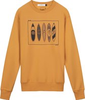 Collect The Label - Hippe Trui - Surf Sweater - Oker - Unisex - L