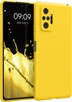 kwmobile telefoonhoesje voor Xiaomi Redmi Note 10 Pro - Hoesje voor smartphone - Back cover in stralend geel