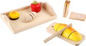 Houten speelgoed eten en drinken - Ontbijt speelset - Houten speelgoed vanaf 3 jaar