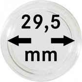 Lindner Hartberger muntcapsules Ø 29,5 mm (10x) voor penningen tokens capsules muntcapsule