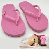 BECIO Teenslippers – Slippers Dames – Roze – Maat 37/38