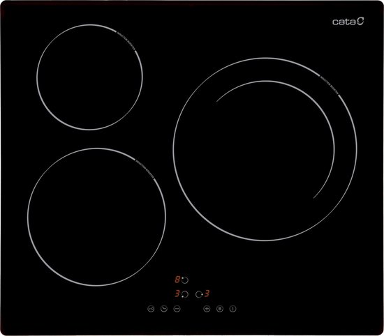 CATA - IB 5003 BK - Inductiekookplaat - Zwart - 3 Kookzones
