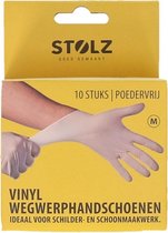 handschoen - wegwerphandschoen - Handschoen poedervrij - Vinyl Handschoen 10 Stuks -
