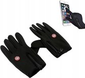 Handschoen voor touchscreen - zwart - neopreen