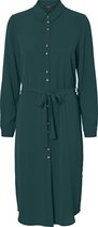 VERO MODA VMSASHA SHIRT L/S DRESS GA COLOR Dames Jurk - Maat XL