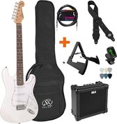 Elektrische gitaarpakket SX - Elektrische gitaar beginner - Gitaar voor starters - complete gitaar set - elektrische gitaar met versterker - elektrische gitaar met tas - elektrische gitaar vo