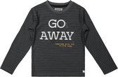 DJ Dutchjeans Longsleeve Tshirt Jongens Go Away Dark Grey
